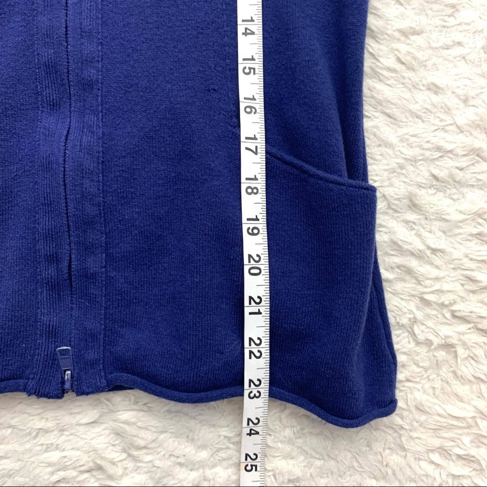 Title Nine Women’s Sweater Small Full Zip Cotton - Picture 7 of 8